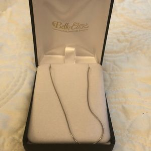 Belk & Co. sterling silver snake chain